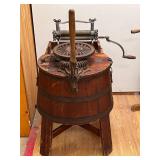 Antique Washing Machine With Ringer & Agitator