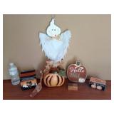 Various Fall and Halloween Home Decor