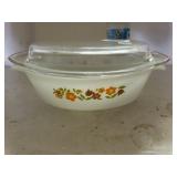Vintage Fire King Covered Casserole Dish