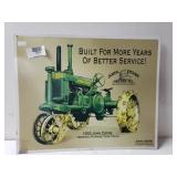 John Deere Metal Sign