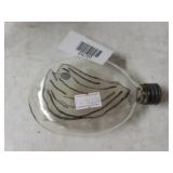 1900s Woman Oyster Nip Bottle.