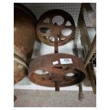 Antique Cart Wheels