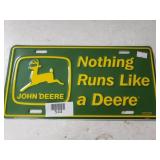 John Deere License Plate