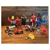 Large Lot of Power Rangers Figures & Accessories