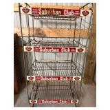 Vintage Suburban Club Beverage Display Rack of