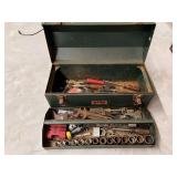 Vintage Toolbox With Contents