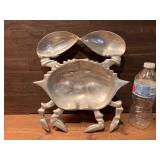 Large Metal Crab Serving Dish