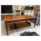 Dining Room Table With Leaves And Storage Drawers