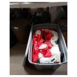 Storage Tote With Christmas Decor