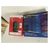 Green Garland Lights & 6 Outlet Power Stake