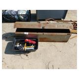 Metal Toolbox And Tools