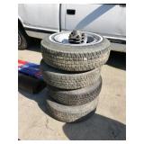 Set Of Chevrolet Rims And Tires. Size P205/75R15