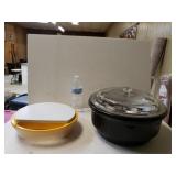 Tabletop Electric Grill And Grater Bowl