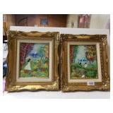 2 Vintage Paintings Signed Dated And Numbered