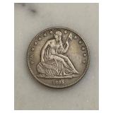 1865 S Seated Liberty Token (Unverified)
