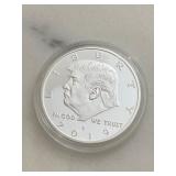 2019 Donald Trump Presidential Silver Round