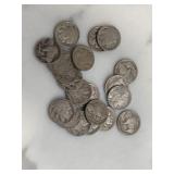 Lot of (20) Assorted Date Buffalo Nickels from