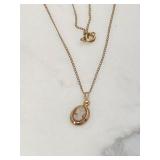 Antique Cameo Gold Necklace (Marked Illegibly)
