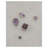 Authentic Cut Amethyst Gemstone Lot