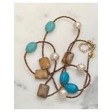 Beautiful Designer Signed LIA SOPHIA Necklace