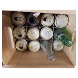 Assorted Beer Cans, Bottles