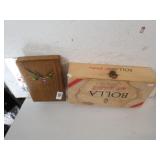 Bolla Wine Box, Oriental Inspired Wood Box With