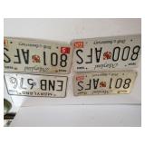 Old Maryland License Plates