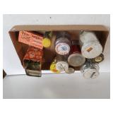 Small Jars With Contents