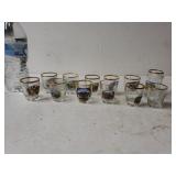 Vintage German Shot Glasses