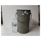 Vintage Galvanized Steel Bucket