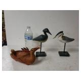 Bird Figures And Duck Basket