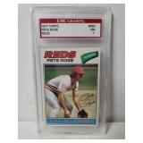 1977 Topps Pete Rose Reds Graded Baseball Card