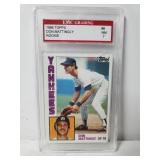 1984 Topps Don Mattingly Rookie Graded Baseball