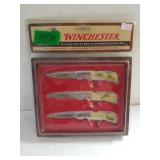 Winchester Scrimshaw Knife Set