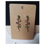 Ladies Multi-colored Dangle Earrings