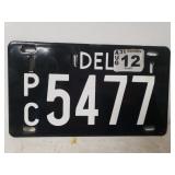 Vintage Black Porcelain Delaware Collector