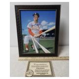 Autographed Print Of Stan Musial W/COA