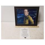 Autographed Print Of William Shatner Star Trek