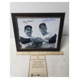 Autographed Print Of Whitey Ford & Yogi Berra