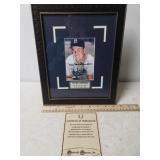 Autographed Print Of Duke Snider W/COA