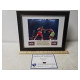 Autographed Print Of Muhammad Ali & Joe Frazier