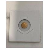 St Gaudens Gold Token in Holder