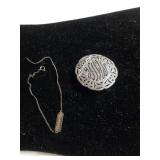 Sterling Pendant & Bracelet