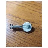 Small Banjo Pin w/ Mother of Pearl Body