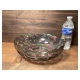 Federal Glass Company Iridescent Smoky Gray