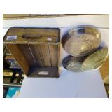 Wood Crate, Chevrolet Hubcaps