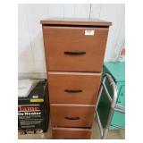 4 Drawer Wood Filing Cabinet