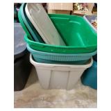 3 Sterilite Storage Totes With Lids