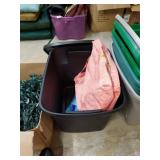 Sterilite Storage Tote With Contents To Include