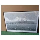 Framed and Signed Black & White Print William